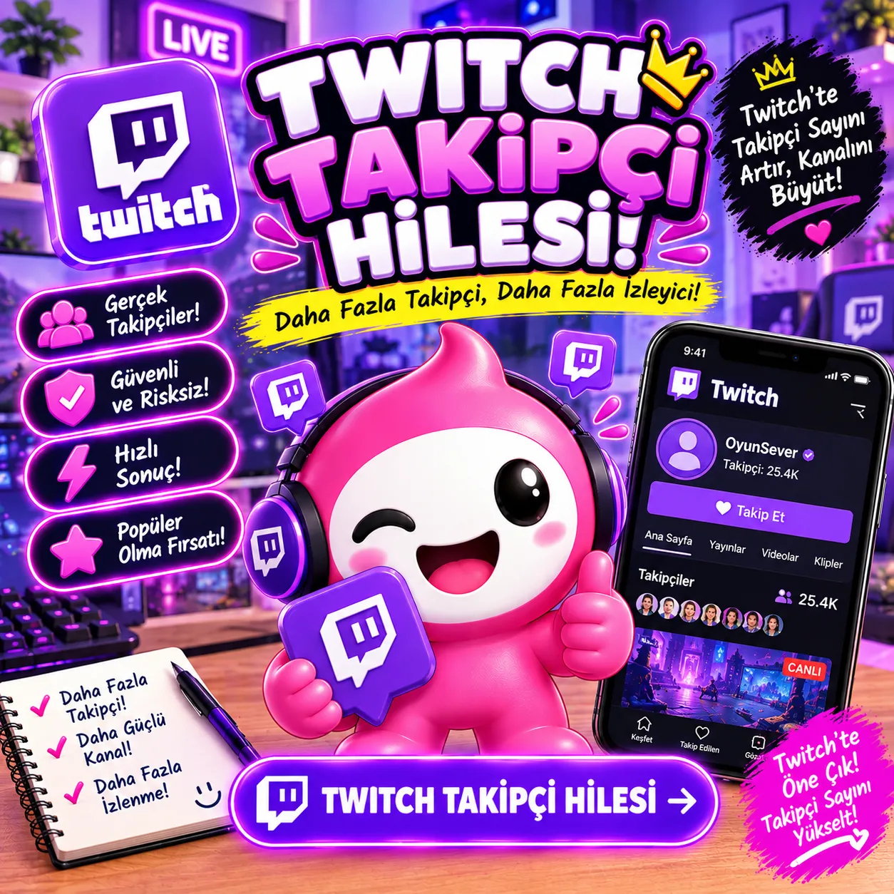 Twitch Takipçi Hilesi