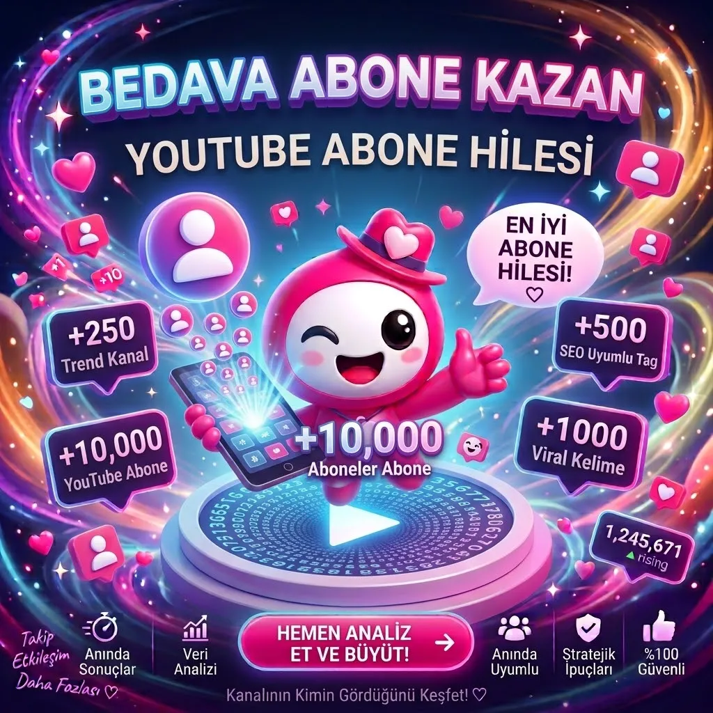 YouTube Ücretsiz Abone