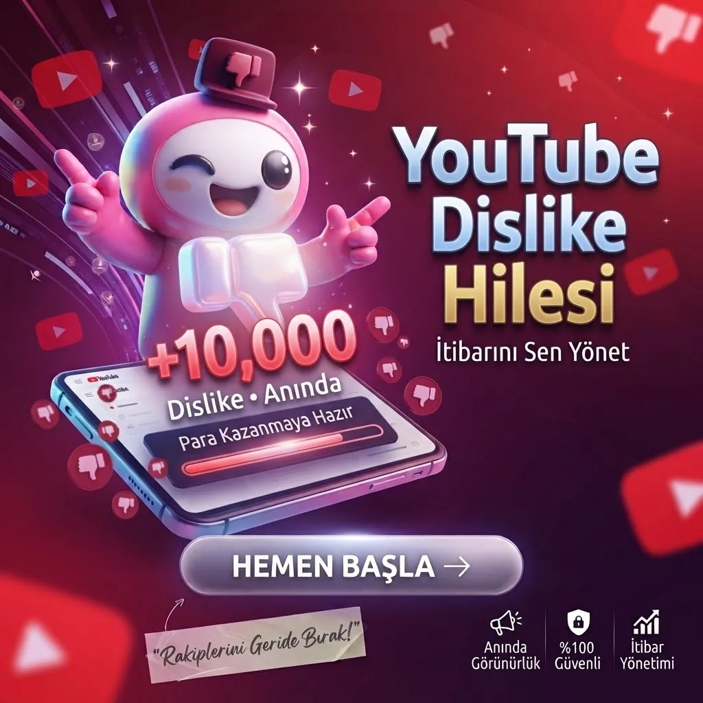 YouTube Dislike Hilesi