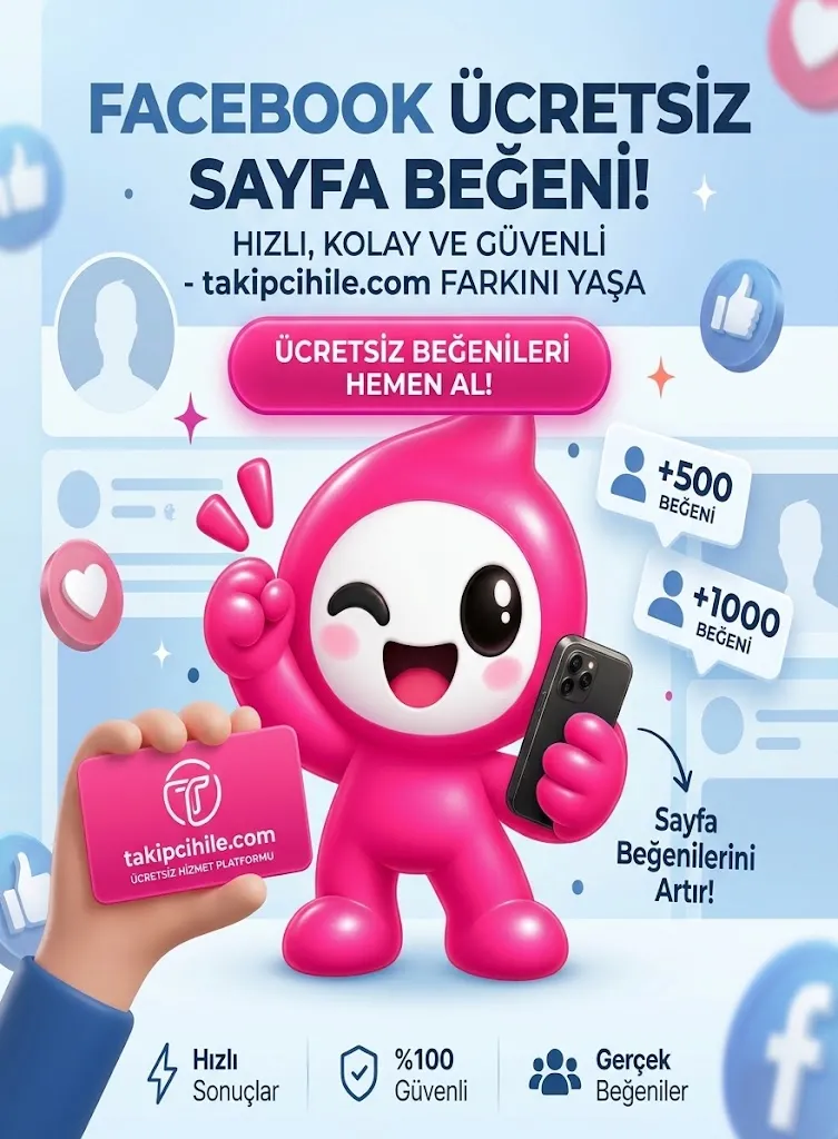Facebook Ücretsiz Sayfa Beğeni