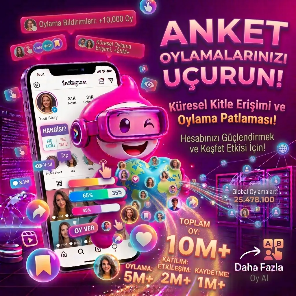 Instagram Ücretsiz Anket Oylama