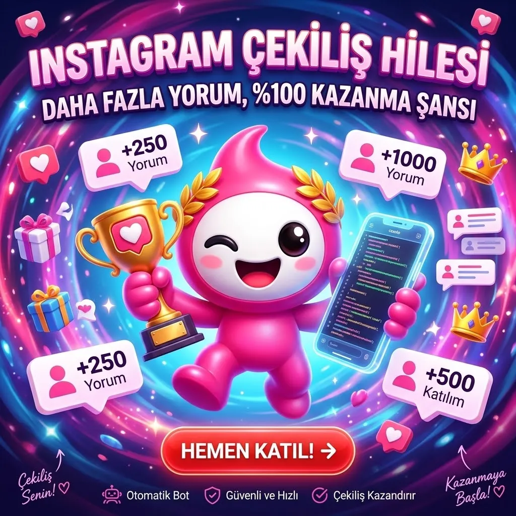Instagram Ücretsiz Çekiliş Hilesi