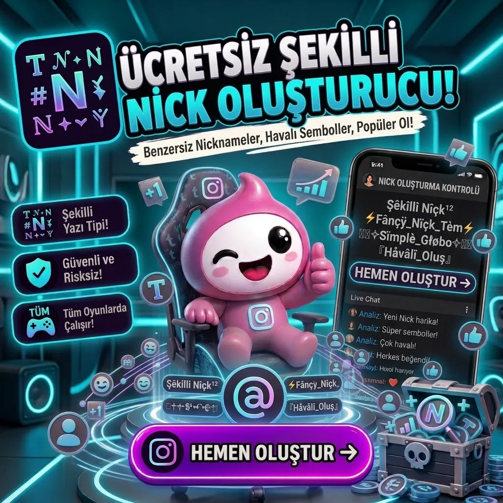 Şekilli Nick Oluşturucu