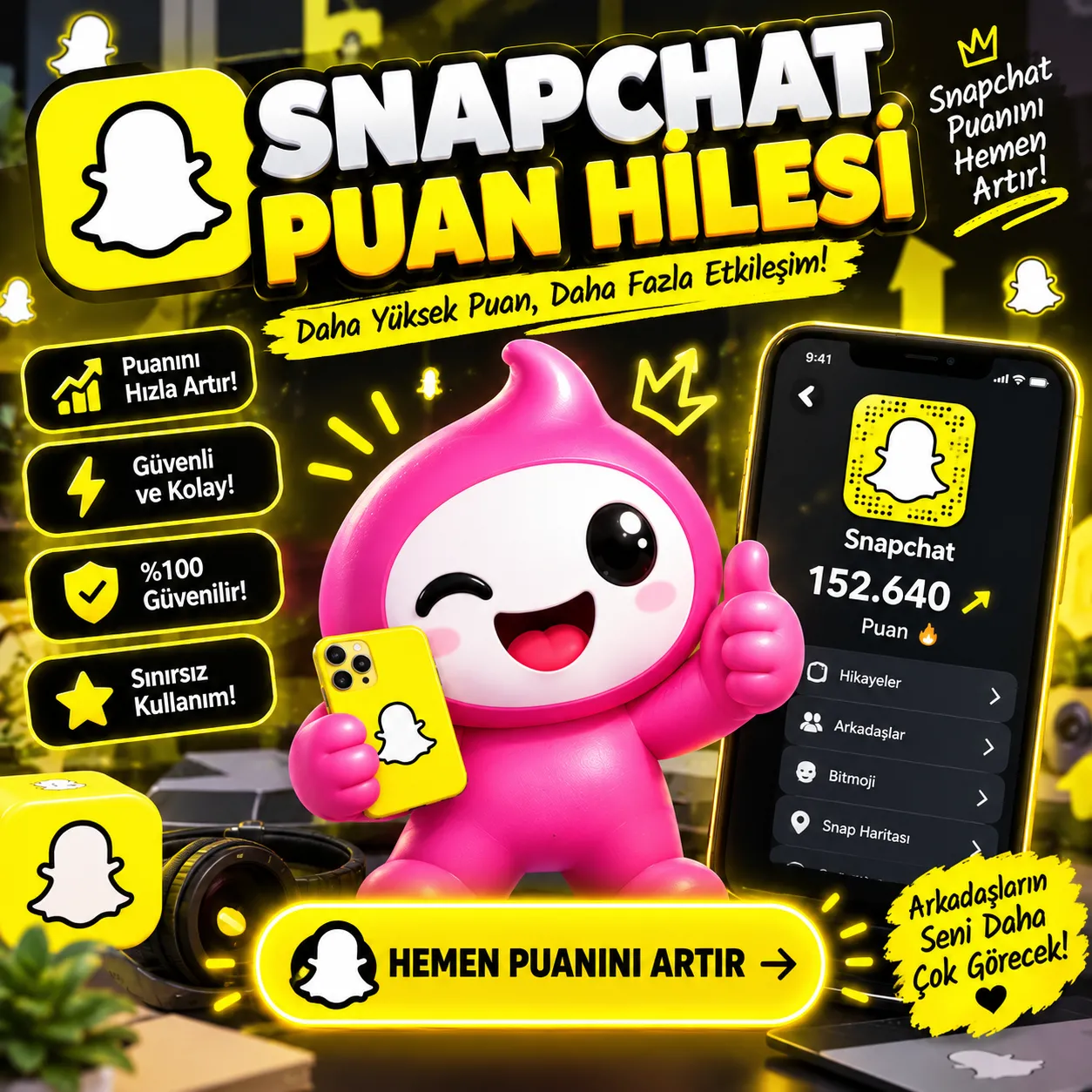 Snapchat Ücretsiz Puan