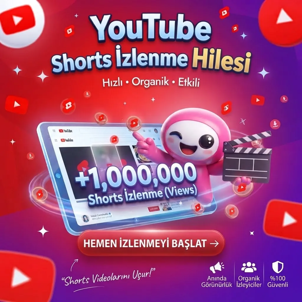 YouTube Ücretsiz Shorts İzlenme