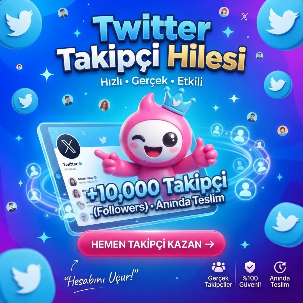 Twitter Ücretsiz Takipçi