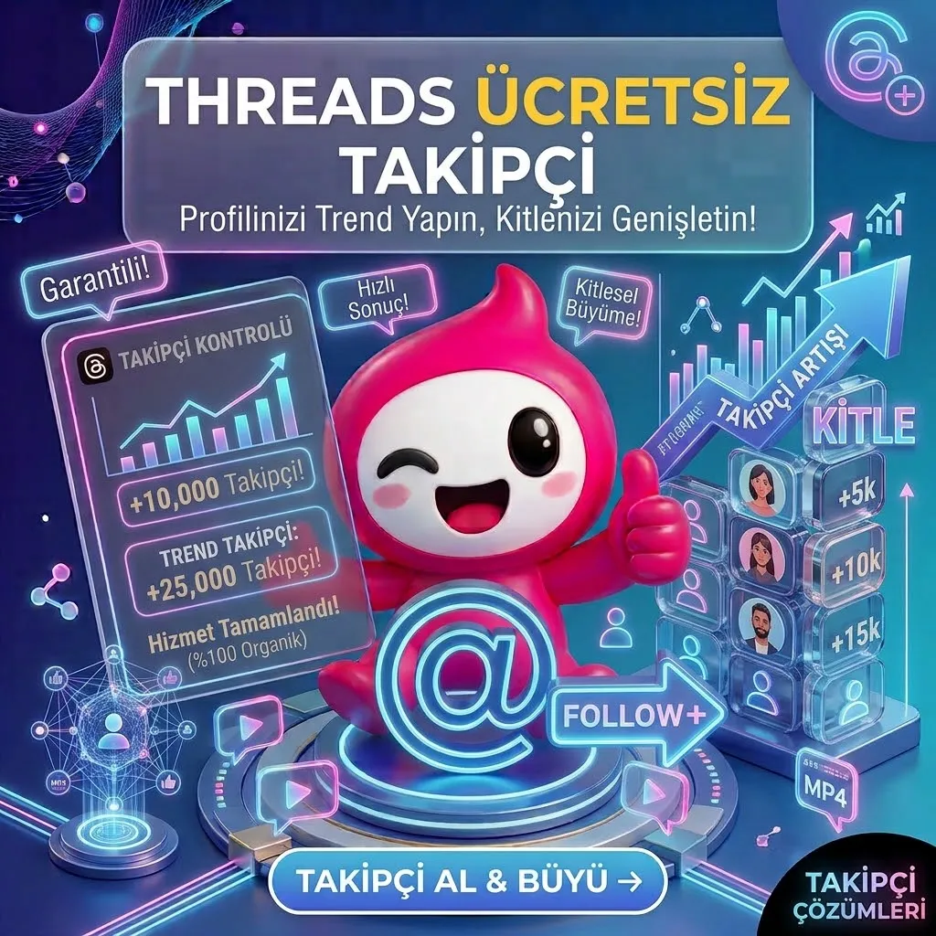 Threads Ücretsiz Takipçi