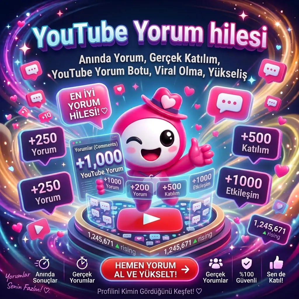 YouTube Ücretsiz Yorum